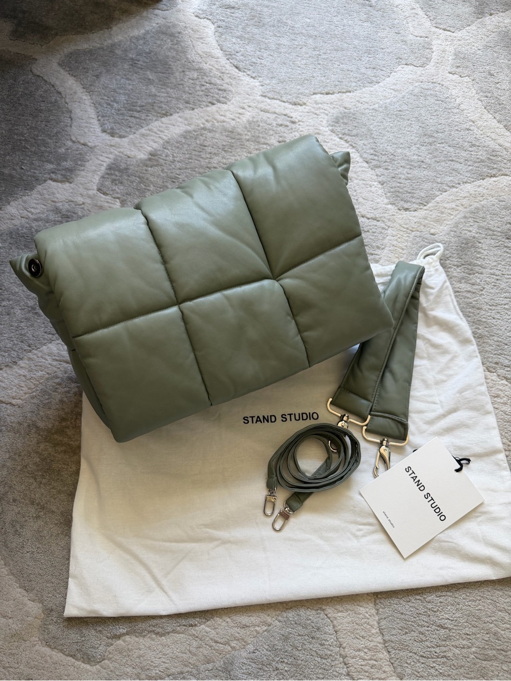 Stand Studio Wanda bag in Sage Green